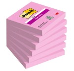 Post-It 654-6SS-PNK pouch autoadesiva Quadrato Ros...
