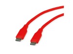 Roline Cavo Usb Colorato, 1M, Rosso