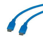 Roline Cavo Usb Colorato, 1M, Blu