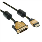 Cavo Dvi-Hdmi 1Mt M/M Dvi (24+1) 3840X2160 @30Hz