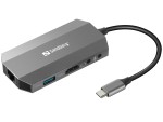 Docking station Sandberg USB-C 6in1 Travel Dock