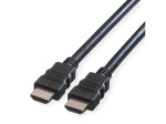 Roline Green Hdmi High Speed Cable, M/M, Black, 1M