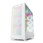 Compra Sharkoon Case Rev300 Full-Tower, Side Glass White Sharkoon Case Rev300 Full-Tower, Side Glass White