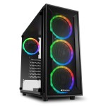 Sharkoon Case Tg4M Rgb Atx Vetro Temperato 6 Slot ...
