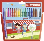 STABILO power marcatore Vivido Multicolore 18 pz