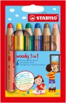 STABILO Woody 3 in 1 Multicolore 6 pz