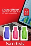 SanDisk Cruzer Blade 3x 32GB unità flash USB USB ...
