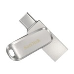 SanDisk Ultra Dual Drive Luxe USB 128GB Silver
