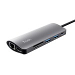 Hub Multiporta Trust Dalyx 7 In 1 Usb C Multiport ...
