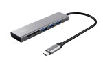 Trust Hub E Lettore Schede Halyx Fast Usb-C Hub