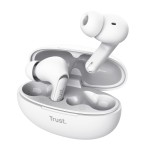 Trust Earbuds Yavi Bt Enc, Bianco