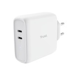Trust Caricatore Maxo 65W 2P Usb-C, Bianco
