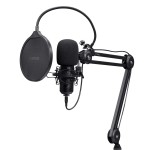 Trust GXT 270 Emita II+ Nero Microfono per podcast