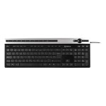 UNYKAch A 2930 tastiera Casa USB QWERTY Nero, Arge...