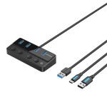Vention CHWBF hub di interfaccia USB 3.2 Gen 1 (3....