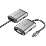 Vention TFAHB adattatore grafico USB Grigio