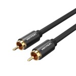 Vention VAB-R09-B200 cavo audio 2 m RCA Nero