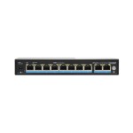 Vultech Switch 8 Porte Poe+ 10/100 Fe + 2 Porte Up...