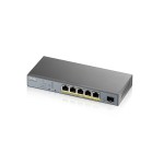 Zyxel Switch Managed Per Cctv: 5 Porte Gigabit Poe...
