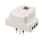 Adattatore Elettrico Spina Tripolare Italiana 10A ...