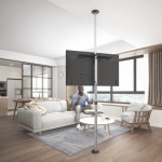 Asta Supporto Per Tv Pavimento-Soffitto Per Monito...