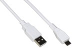 Cavo Micro Usb 2.0 Bianco Mt 2 In Rame Per Ricaric...