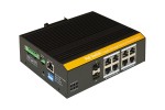 Switch Industriale Managed Layer 2 Con 8 Porte Gig...