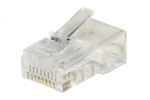 Plug Rj45 Rete Cat.6 Utp Transparet Conf. 100Pcs