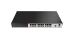 Switch Di Rete 24 Porte Gigabit Poe 300 Watt + 2 P...