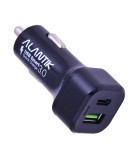 Alantik Car Charger 1 Usb Fast + 1 Usb Type-C