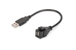 Modulo Keystone Usb 2.0 Femmina/Femmina Con Cavo 1...