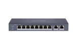 Hikvision Switch 8P Lan 10/100M Rj45 Poe+2P Gigabi...