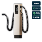 Colonnina Di Ricarica Urban T 2X22Kw Doppio Cavo 5...