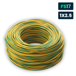 Cavo Unipolare Fs17 450/750V 2,50MmІ Giallo/Verde