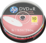 HP DRE00060WIP DVD+R DL 8.5GB/240Min/8x Cakebox (1...