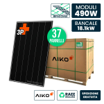 V-TAC Bancale 18kW con 37 Pannelli Solari AIKO 490...
