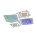 V-TAC Lampadario LED 80W Quadrato Decorativo con T...