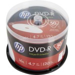 HP DME00025WIP DVD-R 4.7GB/120Min/16x Cakebox (50 ...