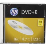 HP DRE00085 DVD+R 4.7GB/120Min/16x Slimcase (10 Di...