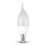 V-TAC VT-1855TP Lampadina LED E14 6W Candela fiamm...