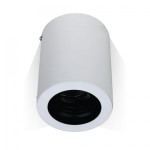 V-TAC VT-796 Portafaretto orientabile rotondo bian...