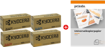 ORIGINALE Kyocera Value Pack nero / ciano / magent...