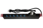 Multipresa Alimentazione Per Rack 19" Con 6 Prese ...