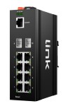 Switch Industriale 8 Porte Gigabit Poe 30W, 2 Sfp ...