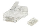 Confezione 10 Plug Rj45 8/8 Per Cavo Rete Cat.6A 2...