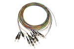 Set 12 Cavi Pigtail Fibra Ottica Colorati Connetto...