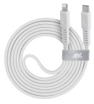 Cavo Ricarica Piatto Type-C / Lightning 1,2M Bianco