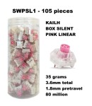 Set 105 Sottotasti Switch Kailh Box Silent Pink Li...