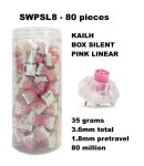 Set 80 Sottotasti Switch Kailh Box Silent Pink Lin...