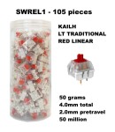 Set 105 Sottotasti Switch Kailh Lt Red Linear